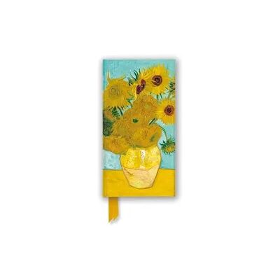 Browntrout Schmales Hardcover-Notizbuch: Vincent van Gogh, Sonnenblumen Browntrout Schmales Hardcover-Notizbuch: Vincent van Gogh, Sonnenblumen