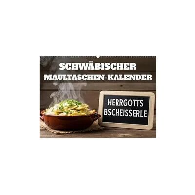 Schwäbischer Maultaschen-Kalender (Wandkalender 2026 DIN A2 quer), CALVENDO Monatskalender Schwäbischer Maultaschen-Kalender (Wandkalender 2026 DIN A2 quer), CALVENDO Monatskalender