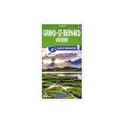 Kümmerly+Frey Wanderkarte 48 Grand-St-Bernard 1:40.000 Kümmerly+Frey Wanderkarte 48 Grand-St-Bernard 1:40.000