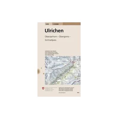 Swisstopo 1 : 25 000 Ulrichen Swisstopo 1 : 25 000 Ulrichen