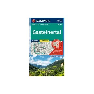 Kompass-Karten KOMPASS Wanderkarte 079 Gasteinertal 1:25.000 Kompass-Karten KOMPASS Wanderkarte 079 Gasteinertal 1:25.000