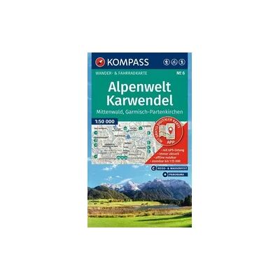 Mairdumont KOMPASS Wanderkarte 6 Alpenwelt Karwendel Mittenwald, Garmisch-Partenkirchen 1:50.000 Mairdumont KOMPASS Wanderkarte 6 Alpenwelt Karwendel Mittenwald, Garmisch-Partenkirchen 1:50.000