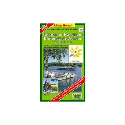 Barthel, A Radwander- und Wanderkarte Potsdamer Havelseen, Blütenstadt Werder und Umgebung Barthel, A Radwander- und Wanderkarte Potsdamer Havelseen, Blütenstadt Werder und Umgebung