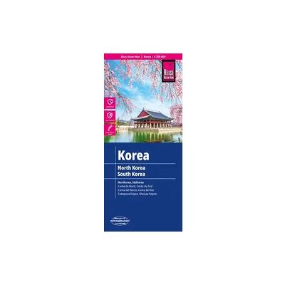 Reise Know-How Verlag Reise Know-How Landkarte Korea, Nord und Süd 1 : 700.000 Reise Know-How Verlag Reise Know-How Landkarte Korea, Nord und Süd 1 : 700.000