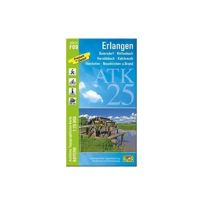 Landesamt für Digitalisierung, Breitband und Vermessung, Bayern ATK25-F09 Erlangen (Amtliche Topographische Karte 1:25000) Landesamt für Digitalisierung, Breitband und Vermessung, Bayern ATK25-F09 Erlangen (Amtliche Topographische Karte 1:25000)