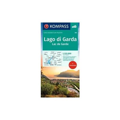 Kompass-Karten KOMPASS Autokarte Lago di Garda, Lac de Garde 1:125.000 Kompass-Karten KOMPASS Autokarte Lago di Garda, Lac de Garde 1:125.000