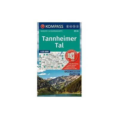Mairdumont KOMPASS Wanderkarte 04 Tannheimer Tal 1:35.000 Mairdumont KOMPASS Wanderkarte 04 Tannheimer Tal 1:35.000