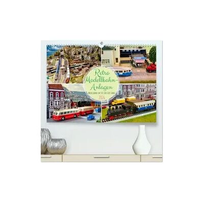 Calvendo Retro Modellbahnanlagen (hochwertiger Premium Wandkalender 2026 DIN A2 quer), Kunstdruck in Hochglanz Calvendo Retro Modellbahnanlagen (hochwertiger Premium Wandkalender 2026 DIN A2 quer), Kunstdruck in Hochglanz