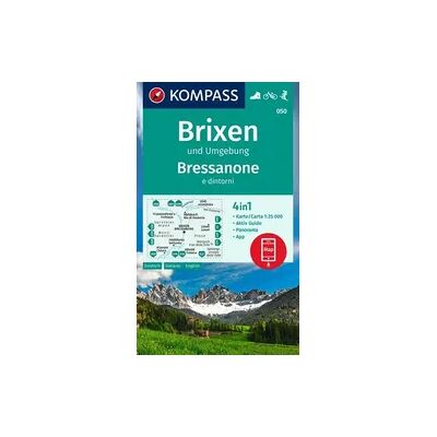 Kompass-Karten KOMPASS Wanderkarte 050 Brixen und Umgebung / Bressanone e dintorni 1:25.000 Kompass-Karten KOMPASS Wanderkarte 050 Brixen und Umgebung / Bressanone e dintorni 1:25.000