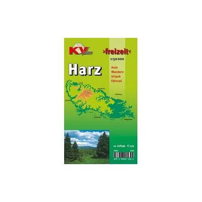 Kommunalverlag Tacken Harz (Gesamtharz-Karte), KVplan, Wanderkarte/Harzklub-Wanderwege/Freizeitkarte/Radkarte, 1:50.000 Kommunalverlag Tacken Harz (Gesamtharz-Karte), KVplan, Wanderkarte/Harzklub-Wanderwege/Freizeitkarte/Radkarte, 1:50.000