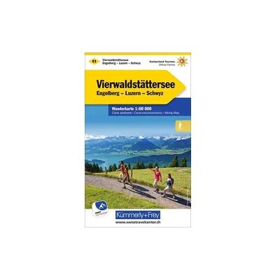 Kümmerly+Frey Wanderkarte 11 Vierwaldstättersee 1:60.000 Kümmerly+Frey Wanderkarte 11 Vierwaldstättersee 1:60.000
