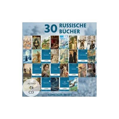 EasyOriginal Verlag 30 russische Bücher (30 Bücher + Audio-CDs) - Frank-Lesemethode - Kommentierte zweisprachige Ausgabe Russisch-Deutsch EasyOriginal Verlag 30 russische Bücher (30 Bücher + Audio-CDs) - Frank-Lesemethode - Kommentierte zweisprachige Ausgabe Russisch-Deutsch