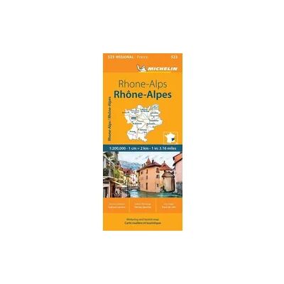 Rhone-Alps - Michelin Regional Map 523 Rhone-Alps - Michelin Regional Map 523