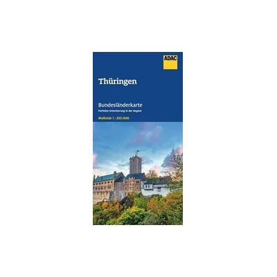 ADAC Bundesländerkarte Deutschland 08 Thüringen 1:250.000 ADAC Bundesländerkarte Deutschland 08 Thüringen 1:250.000