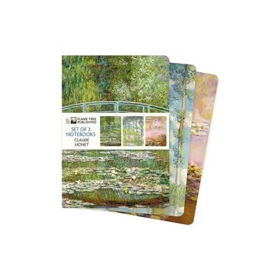 Browntrout Dreier Set DIN-A5-Format-Notizbücher: Claude Monet Browntrout Dreier Set DIN-A5-Format-Notizbücher: Claude Monet