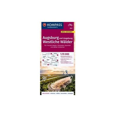 Kompass-Karten KOMPASS Fahrradkarte 3347 Augsburg und Umgebung, Westliche Wälder 1:70.000 Kompass-Karten KOMPASS Fahrradkarte 3347 Augsburg und Umgebung, Westliche Wälder 1:70.000