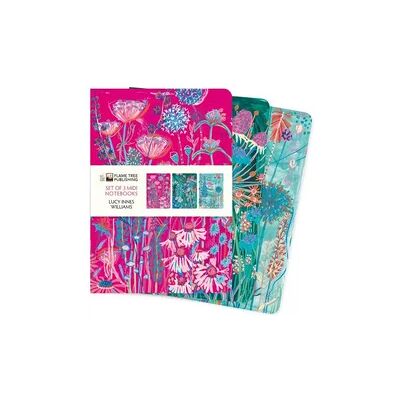Browntrout Dreier Set Mittelformat-Notizbücher: Lucy Innes Williams Browntrout Dreier Set Mittelformat-Notizbücher: Lucy Innes Williams