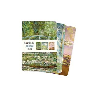Browntrout Dreier Set Mittelformat-Notizbücher: Claude Monet Browntrout Dreier Set Mittelformat-Notizbücher: Claude Monet