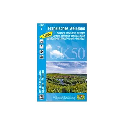 Landesamt für Digitalisierung, Breitband und Vermessung, Bayern UK50-7 Fränkisches Weinland Landesamt für Digitalisierung, Breitband und Vermessung, Bayern UK50-7 Fränkisches Weinland