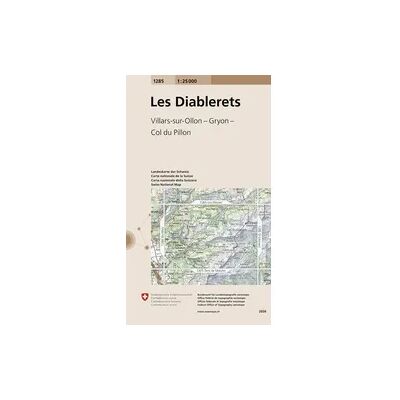 Swisstopo 1 : 25 000 Les Diablerets Swisstopo 1 : 25 000 Les Diablerets