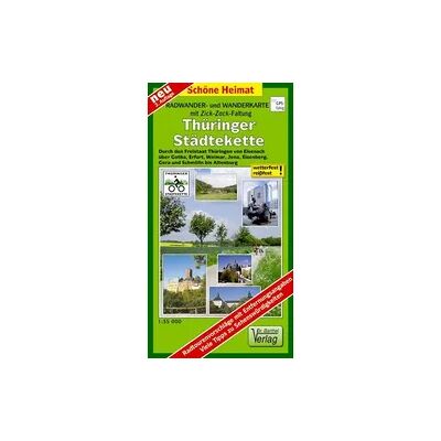Barthel, A Thüringer Städtekette Radwander- und Wanderkarte 1 : 35 000 Barthel, A Thüringer Städtekette Radwander- und Wanderkarte 1 : 35 000