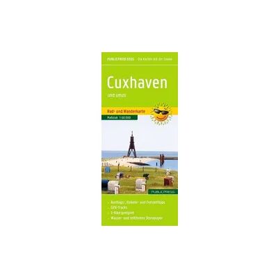Kompass-Karten Publicpress Rad- und Wanderkarte Cuxhaven und umzu (mit Stadtplan) 1:60.000 Kompass-Karten Publicpress Rad- und Wanderkarte Cuxhaven und umzu (mit Stadtplan) 1:60.000