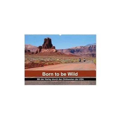 Born to be Wild - Mit der Harley durch den Südwesten der USA (Wandkalender 2026 DIN A2 quer), CALVENDO Monatskalender Born to be Wild - Mit der Harley durch den Südwesten der USA (Wandkalender 2026 DIN A2 quer), CALVENDO Monatskalender