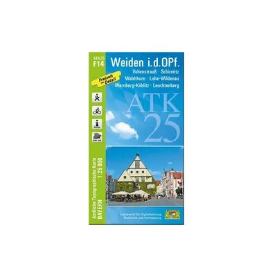 Landesamt für Digitalisierung, Breitband und Vermessung, Bayern ATK25-F14 Weiden i.d.OPf. (Amtliche Topographische Karte 1:25000) Landesamt für Digitalisierung, Breitband und Vermessung, Bayern ATK25-F14 Weiden i.d.OPf. (Amtliche Topographische Karte 1:25000)