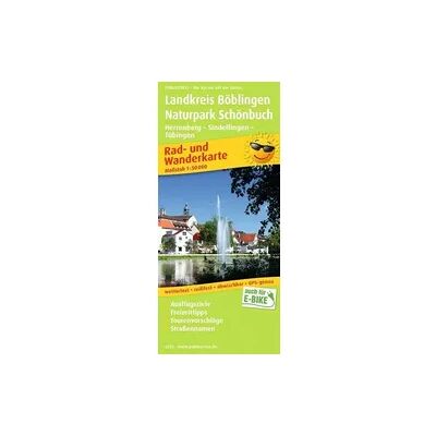 KOMPASS Freytag & Berndt Publicpress Rad- und Wanderkarte Landkreis Böblingen, Naturpark Schönbuch, Herrenberg, Sindelfingen, Tübingen 1:50.000 KOMPASS Freytag & Berndt Publicpress Rad- und Wanderkarte Landkreis Böblingen, Naturpark Schönbuch, Herrenberg, Sindelfingen, Tübingen 1:50.000