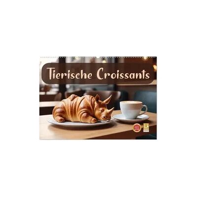 Tierische Croissants (Wandkalender 2026 DIN A2 quer), CALVENDO Monatskalender Tierische Croissants (Wandkalender 2026 DIN A2 quer), CALVENDO Monatskalender