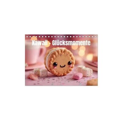 Kawaii-Glücksmomente (Tischkalender 2026 DIN A5 quer), CALVENDO Monatskalender Kawaii-Glücksmomente (Tischkalender 2026 DIN A5 quer), CALVENDO Monatskalender
