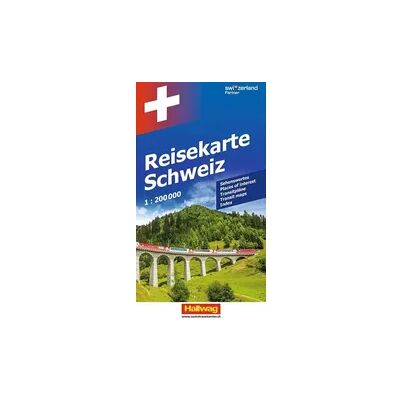 Hallwag Strassenkarte Reisekarte Schweiz 1:200.000 Hallwag Strassenkarte Reisekarte Schweiz 1:200.000