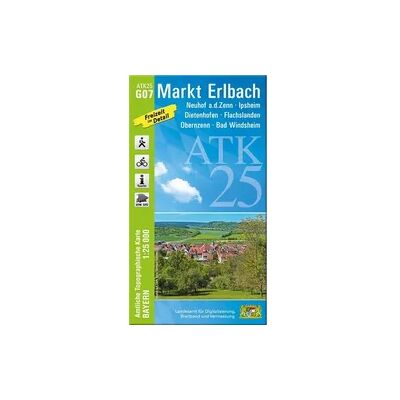 Landesamt für Digitalisierung, Breitband und Vermessung, Bayern ATK25-G07 Markt Erlbach (Amtliche Topographische Karte 1:25000) Landesamt für Digitalisierung, Breitband und Vermessung, Bayern ATK25-G07 Markt Erlbach (Amtliche Topographische Karte 1:25000)