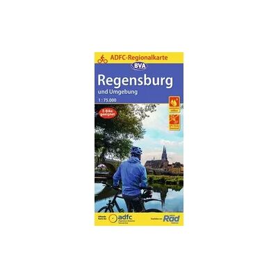 Kompass-Karten BVA ADFC Regionalkarte Regensburg und Umgebung 1:75.000 Kompass-Karten BVA ADFC Regionalkarte Regensburg und Umgebung 1:75.000