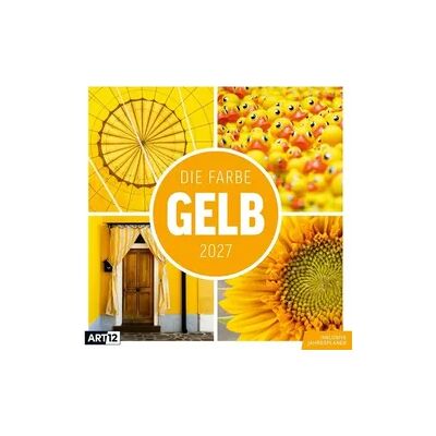 Ackermann Die Farbe Gelb Kalender 2027 - 30x30 - Art12 Ackermann Die Farbe Gelb Kalender 2027 - 30x30 - Art12