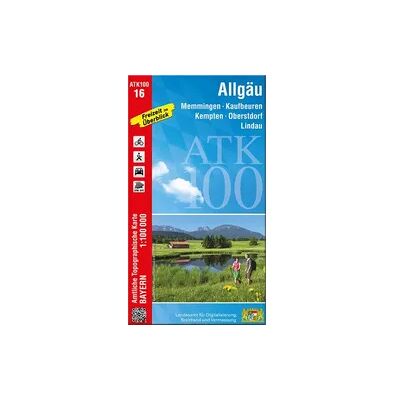 Landesamt für Digitalisierung, Breitband und Vermessung, Bayern ATK100-16 Allgäu (Amtliche Topographische Karte 1:100000) Landesamt für Digitalisierung, Breitband und Vermessung, Bayern ATK100-16 Allgäu (Amtliche Topographische Karte 1:100000)