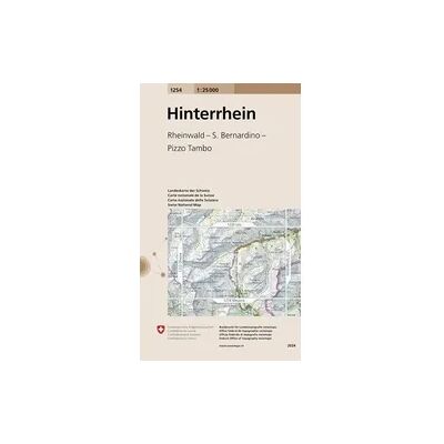 Swisstopo 1 : 25 000 Hinterrhein Swisstopo 1 : 25 000 Hinterrhein