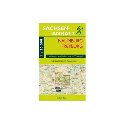 Grünes Herz Wanderkarte Naumburg, Freyburg Grünes Herz Wanderkarte Naumburg, Freyburg
