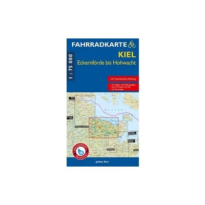 Grünes Herz Fahrradkarte Kiel, Eckernförde bis Hohwacht Grünes Herz Fahrradkarte Kiel, Eckernförde bis Hohwacht