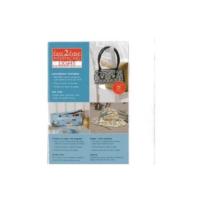 C&T Publishing Fast2fuse(r) Light 15" X 18" Sheet: Double-Sided Fusible Stiff Interfacing C&T Publishing Fast2fuse(r) Light 15" X 18" Sheet: Double-Sided Fusible Stiff Interfacing