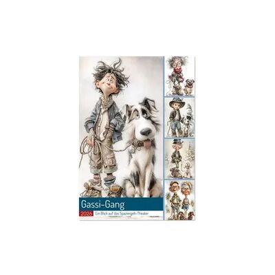 Gassi-Gang (Wandkalender 2026 DIN A3 hoch), CALVENDO Monatskalender Gassi-Gang (Wandkalender 2026 DIN A3 hoch), CALVENDO Monatskalender