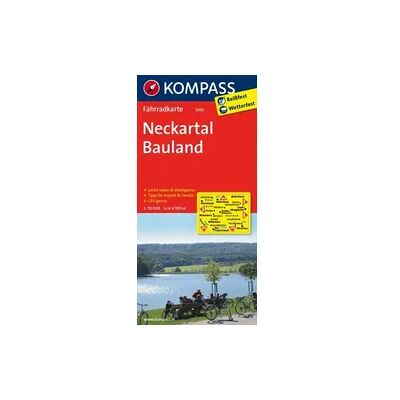 KOMPASS Freytag & Berndt KOMPASS Fahrradkarte 3091 Neckartal - Bauland 1:70.000 KOMPASS Freytag & Berndt KOMPASS Fahrradkarte 3091 Neckartal - Bauland 1:70.000