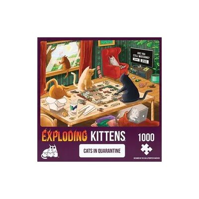 Exploding Kittens Puzzle Katzen in Quarantäne - 1000 Stück Puzzle Exploding Kittens Puzzle Katzen in Quarantäne - 1000 Stück Puzzle