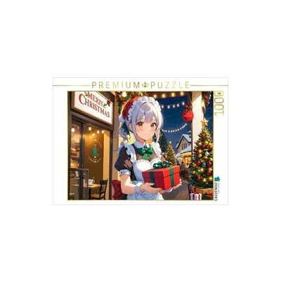 CALVENDO Puzzle Anime Weihnachten Maid mit Geschenk - Kawaii Weihnachtsbild 1000 Teile Lege-Größe 64x48cm Foto-Puzzle für glückliche Stunden CALVENDO Puzzle Anime Weihnachten Maid mit Geschenk - Kawaii Weihnachtsbild 1000 Teile Lege-Größe 64x48cm Foto-Puzzle für glückliche Stunden