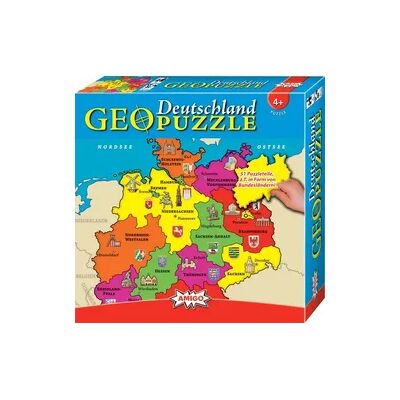 AMIGO Geo Puzzle - Deutschland. 51 Teile AMIGO Geo Puzzle - Deutschland. 51 Teile