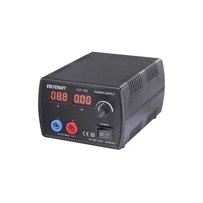 VOLTCRAFT CSP-180 Labornetzgerät, einstellbar Gleichspannung 0 - 30 V/DC 1 A (max.) 30 W Anzahl Ausgänge 1 x VOLTCRAFT CSP-180 Labornetzgerät, einstellbar Gleichspannung 0 - 30 V/DC 1 A (max.) 30 W Anzahl Ausgänge 1 x