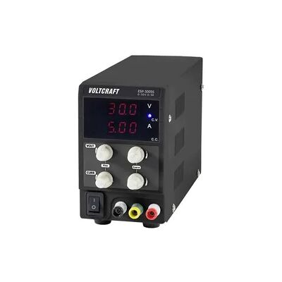 VOLTCRAFT ESP-3005S Labornetzgerät, einstellbar 0 - 30 V 0 - 5 A 150 W Steckanschluss 4 mm schmale Bauform Anzahl Ausgänge 1 x VOLTCRAFT ESP-3005S Labornetzgerät, einstellbar 0 - 30 V 0 - 5 A 150 W Steckanschluss 4 mm schmale Bauform Anzahl Ausgänge 1 x