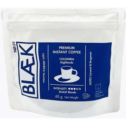 Blaek BLÆK Specialty Instant Coffee No. 1 Blonde Roast 60g