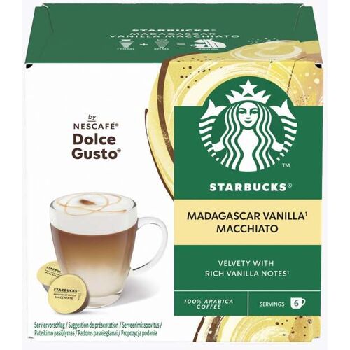 STARBUCKS® by NESCAFÉ® Dolce Gusto® Madagascar Vanilla Macchiato 12x11g