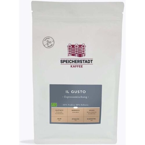 Speicherstadt Il Gusto Espressomischung Bio 1kg